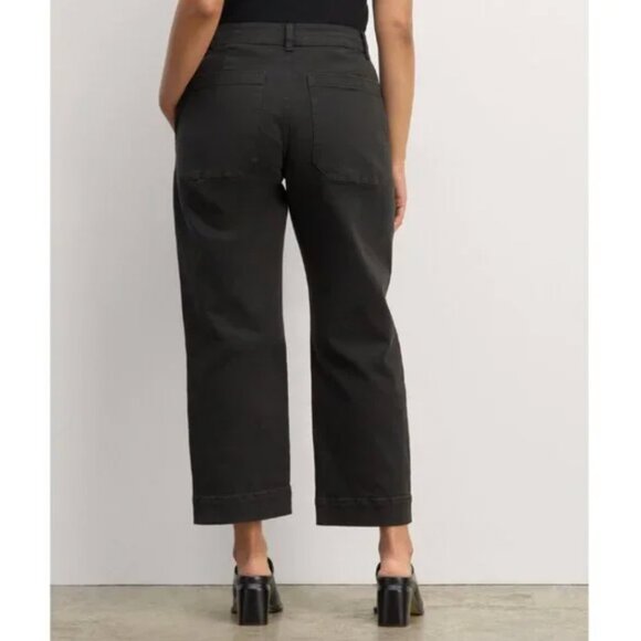 NEW! Everlane Black Straight Leg Pants - Picture 5 of 15